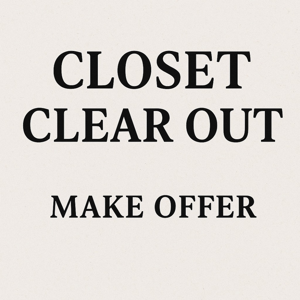 Closet Clear Out Offer